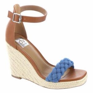 DV by Dolce Vita Women's Harriat Braided Espadrille Platform Wedge Sandals